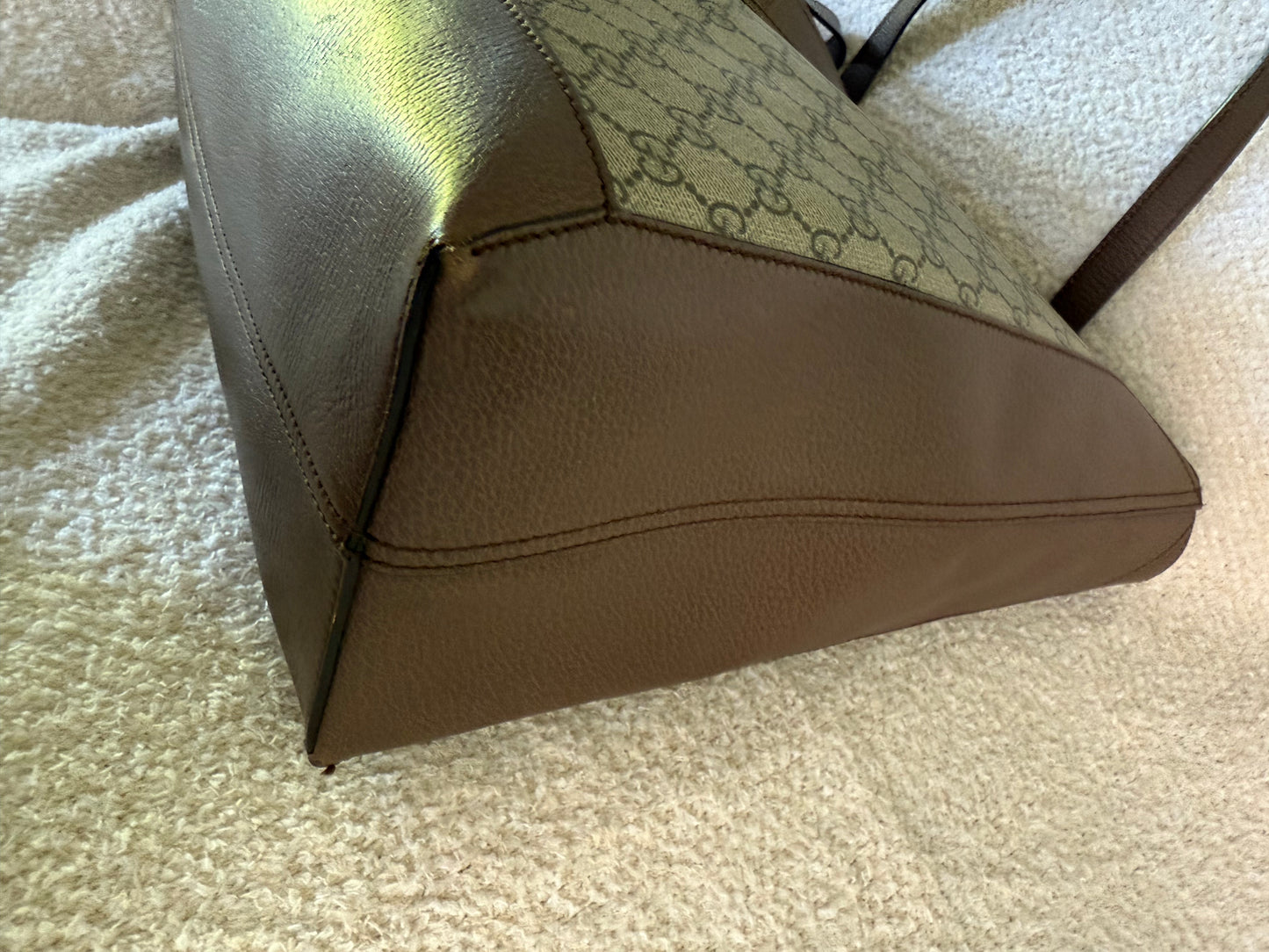 Gucci Ophidia leather tote