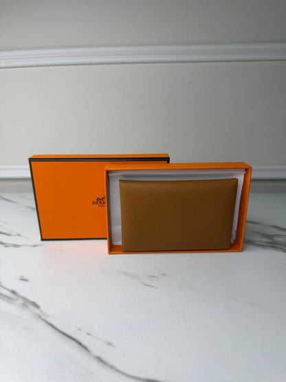 Hermes’ Calvi Card Holder , Brand New