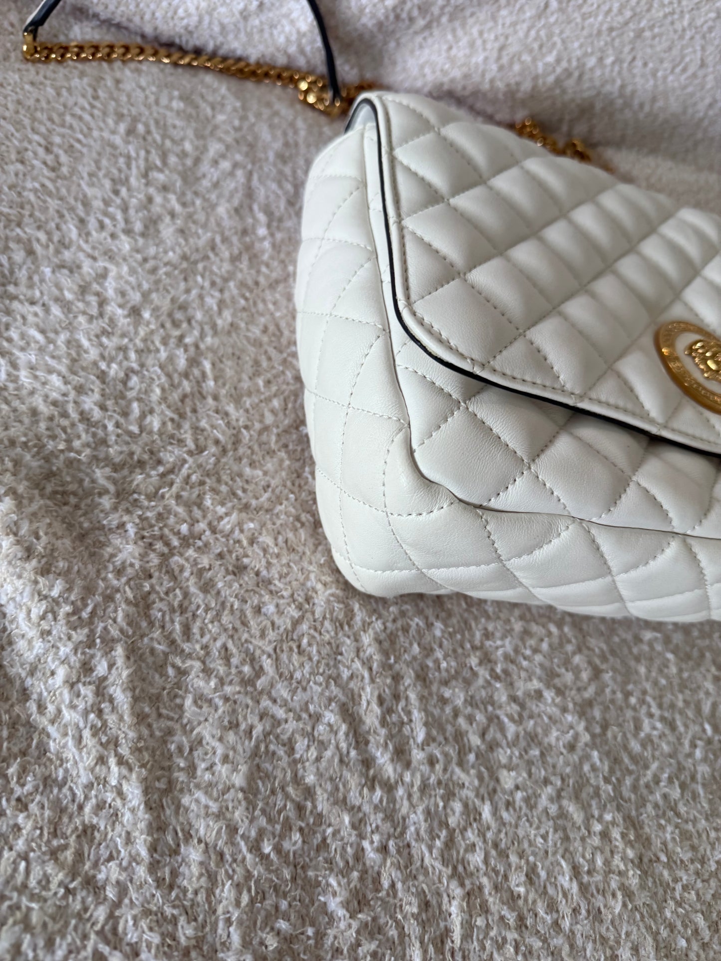 Versace Medusa quilted Nappa bag