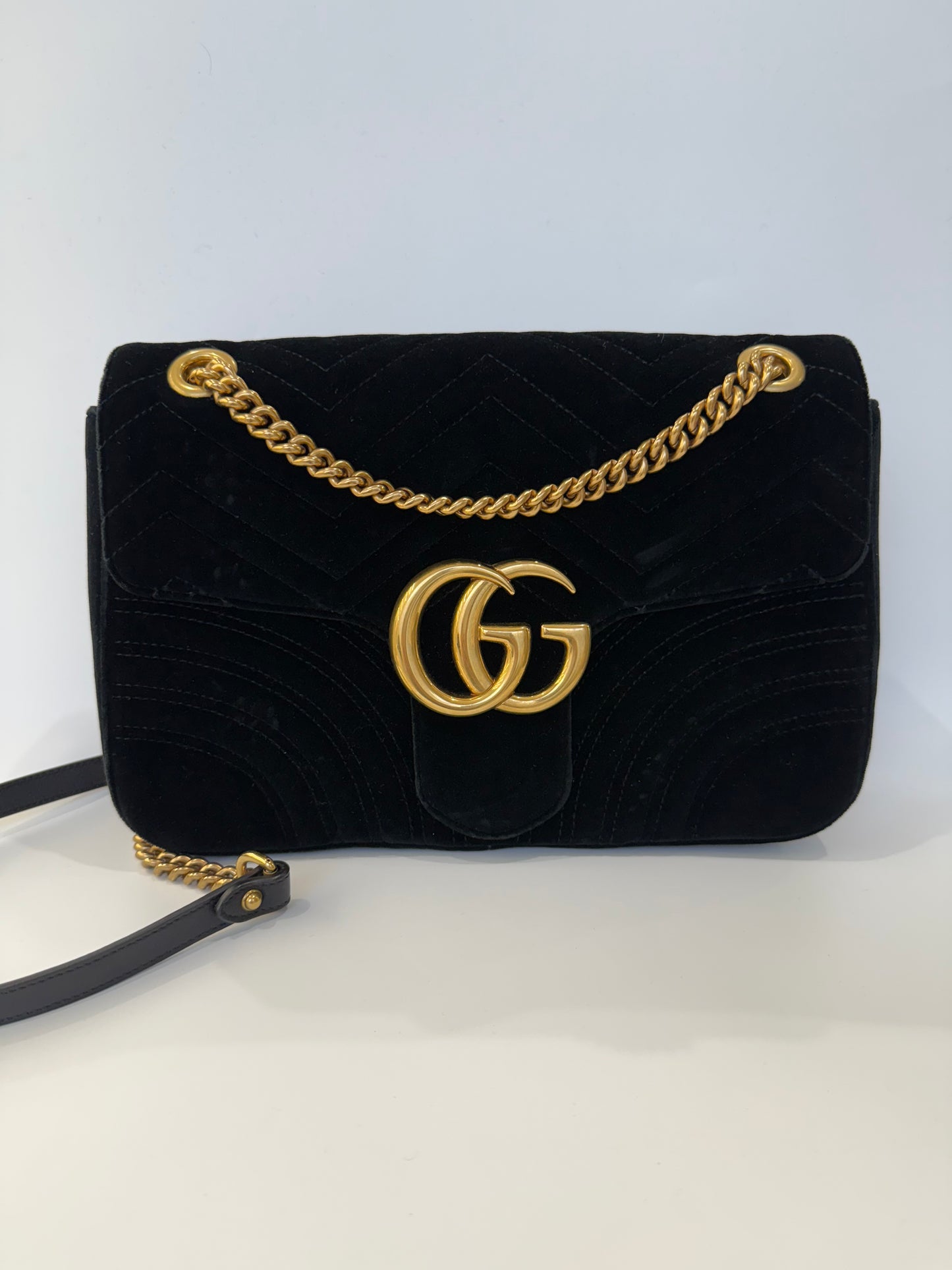 Gucci Marmont bag in Velvet