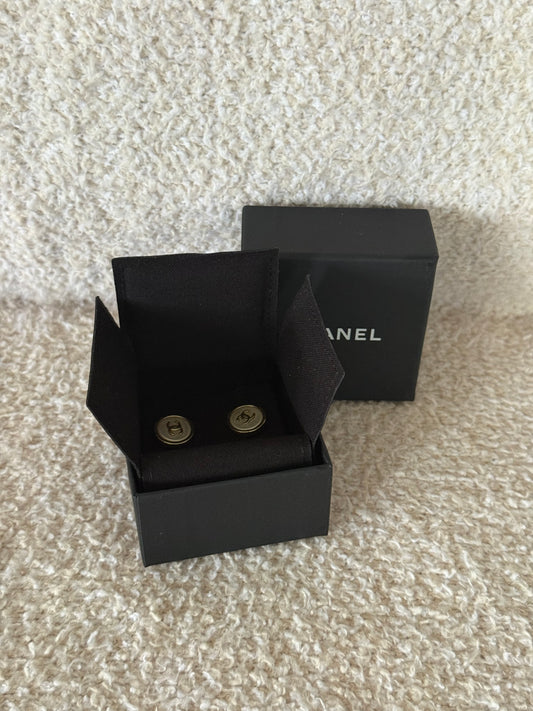 Chanel stud earrings