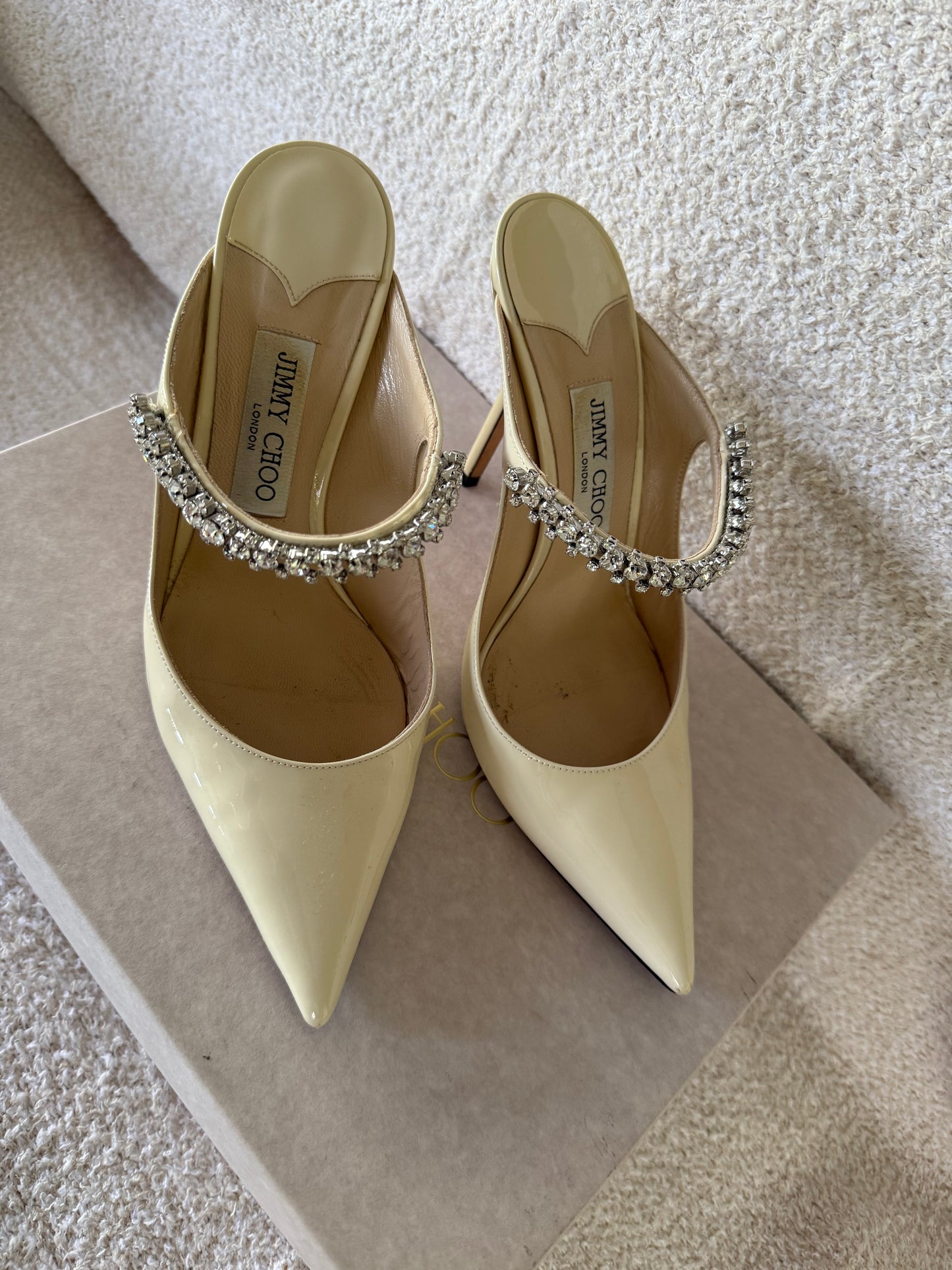 Jimmy Choo Bing 100 mules size 39