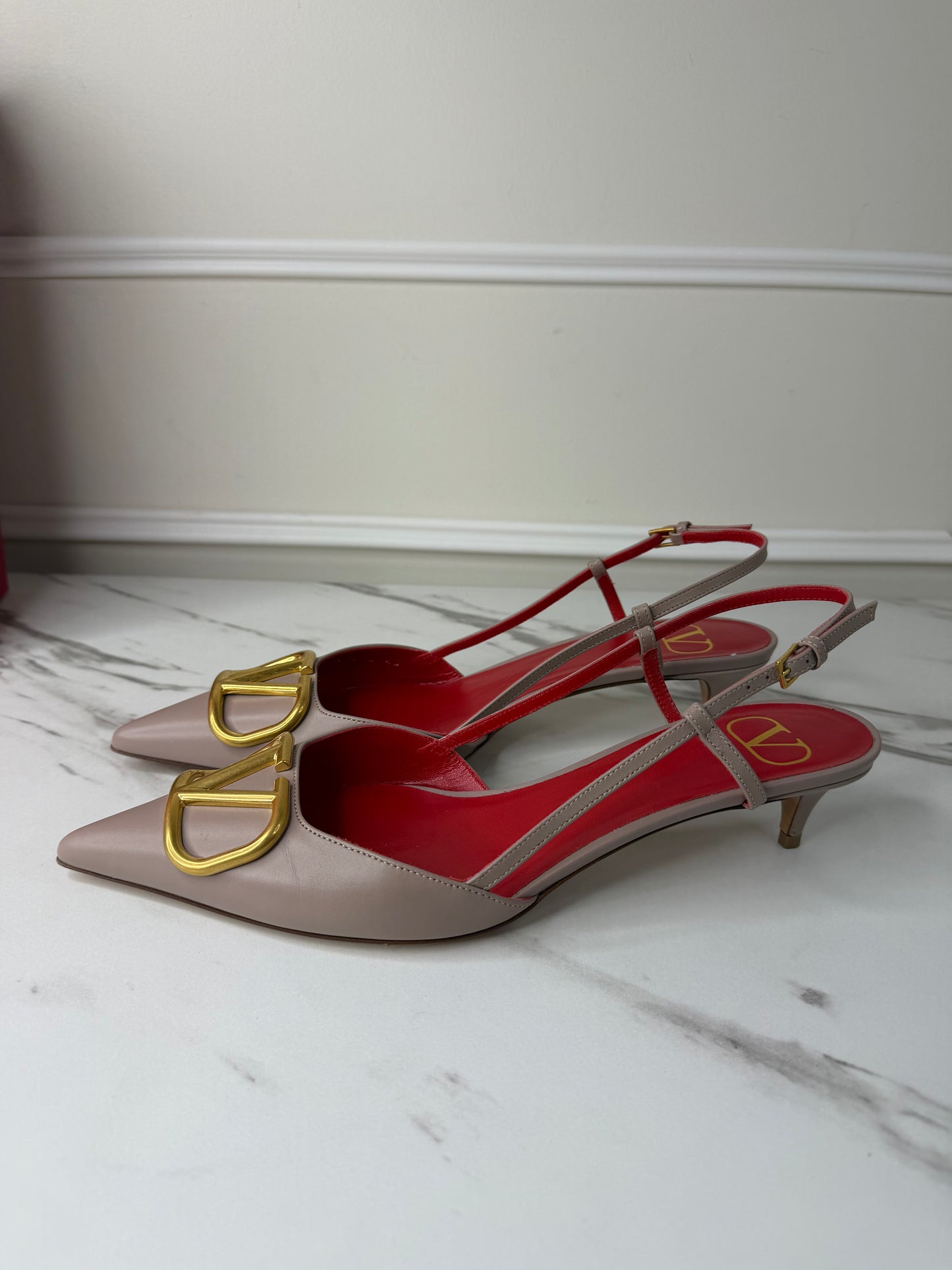 Valentino Kitten Heels, Size 40