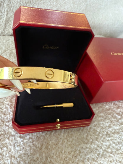 Cartier Love bracelet size 17