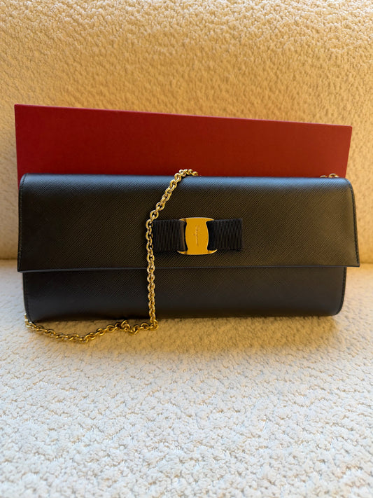Salvatore Ferragamo Clutch with chain