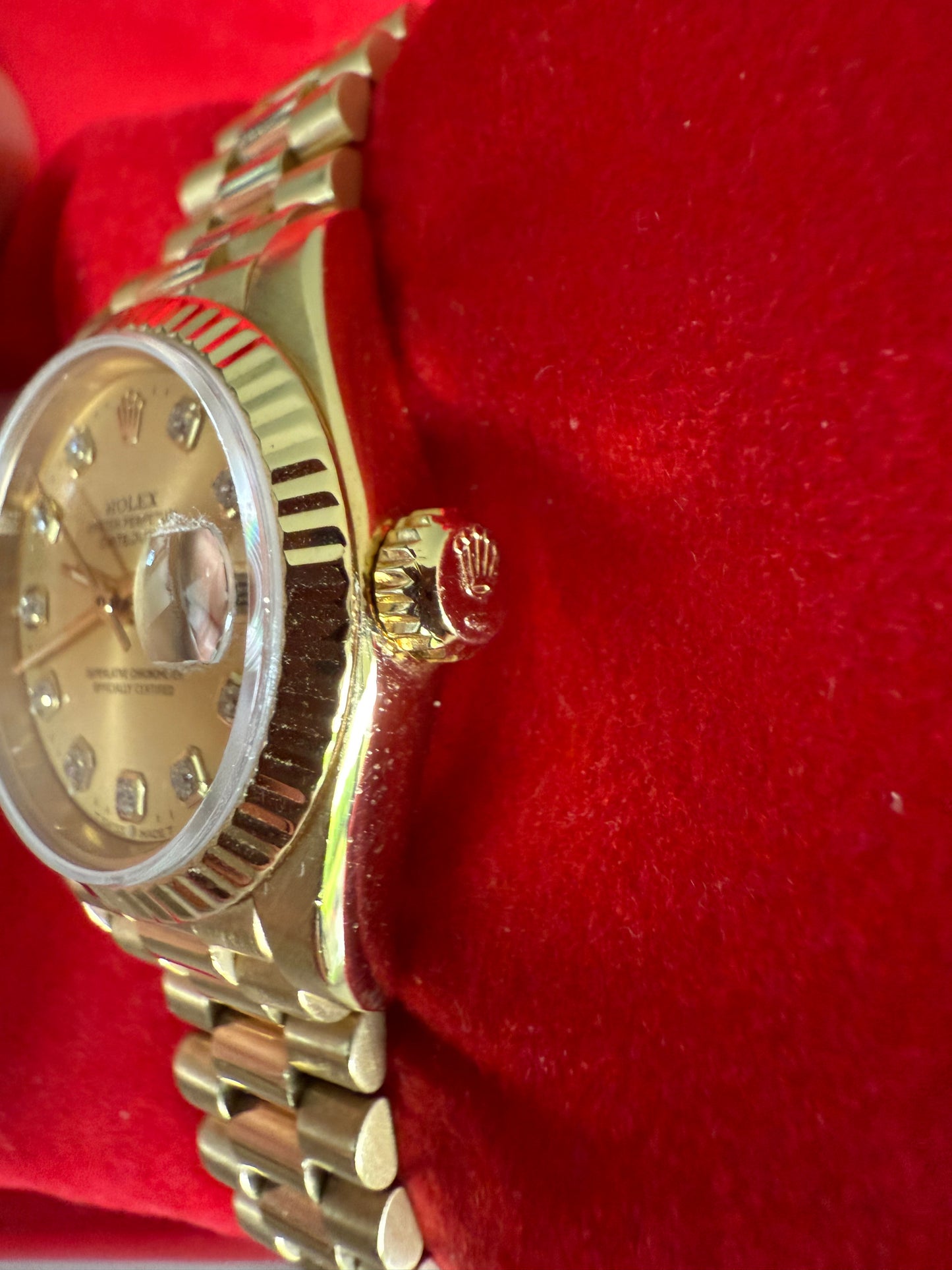 Rolex Datejust 18k gold 26mm