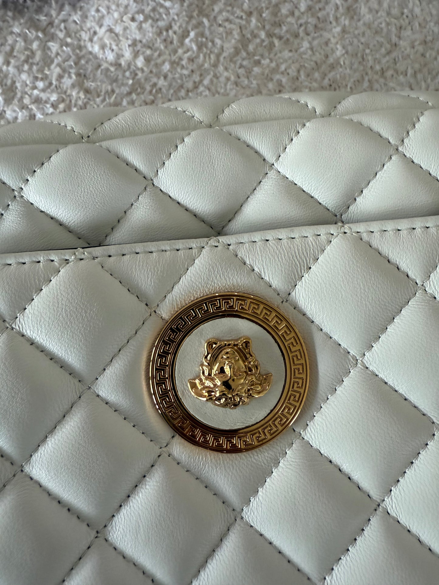 Versace Medusa quilted Nappa bag