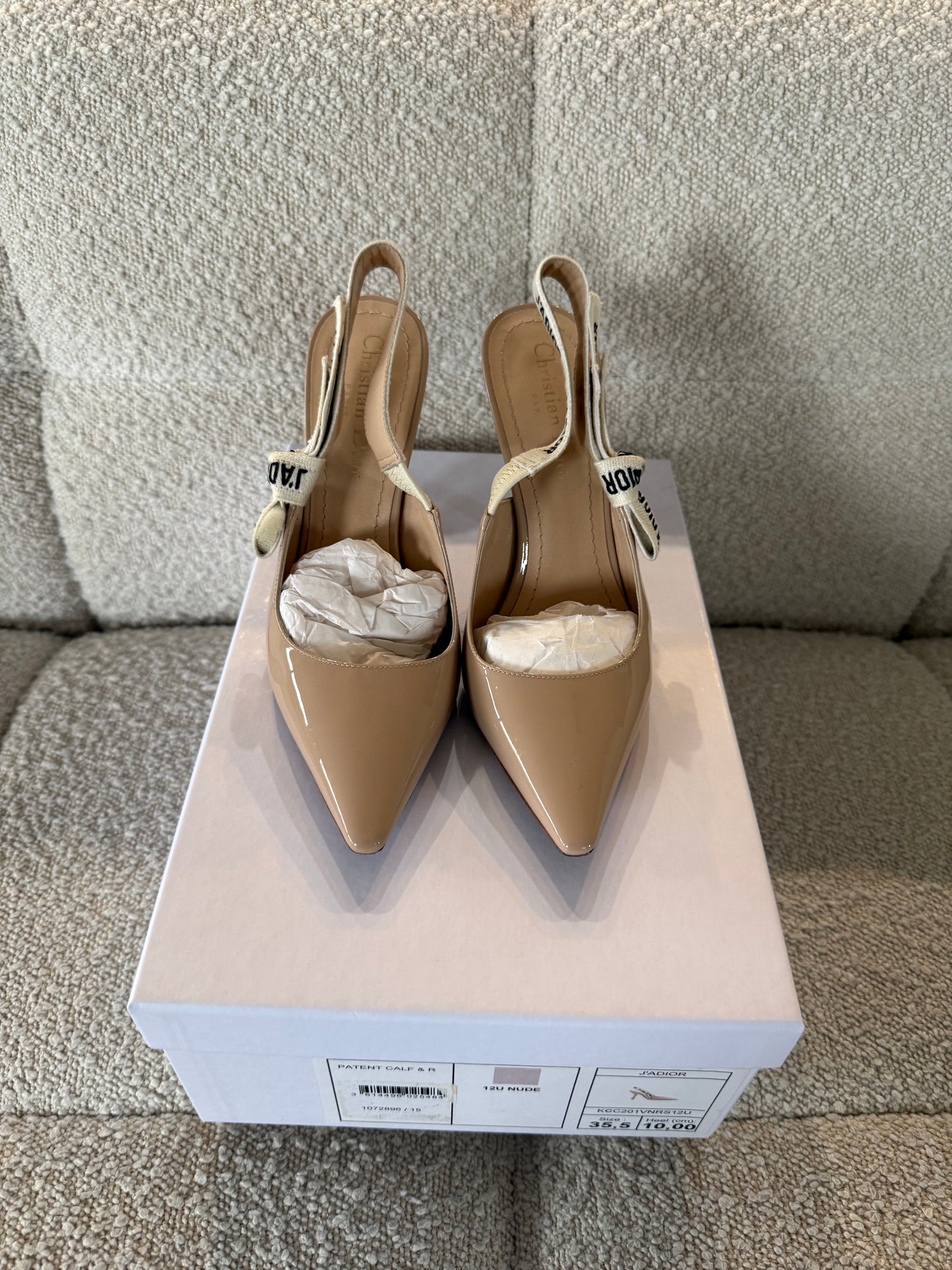 Dior classic nude slingback size 35.5
