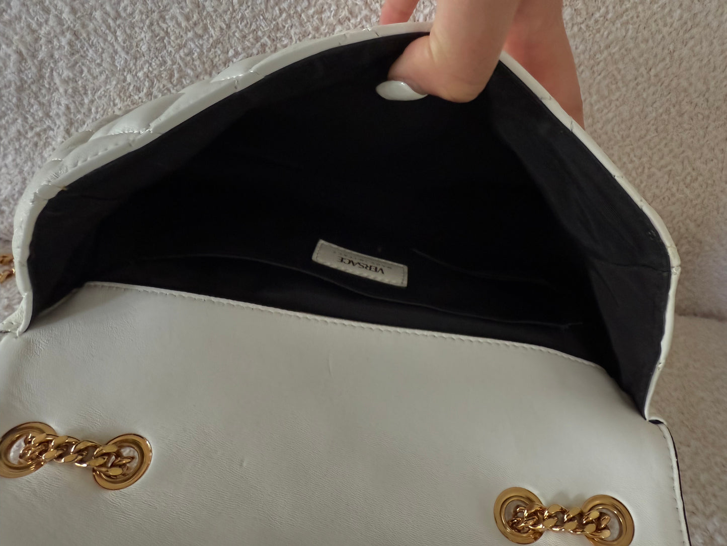 Versace Medusa quilted Nappa bag