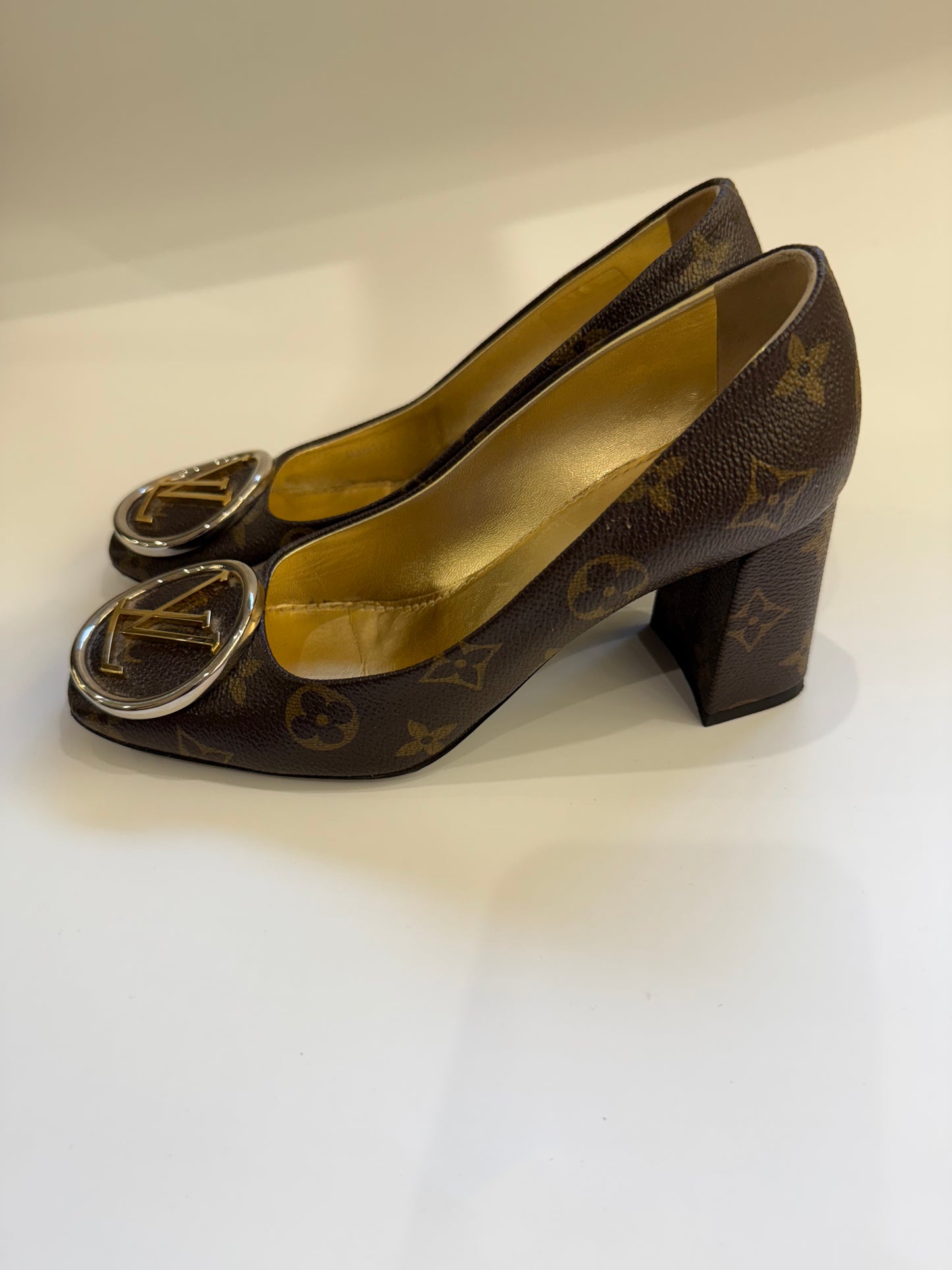 LV Monogram Heels