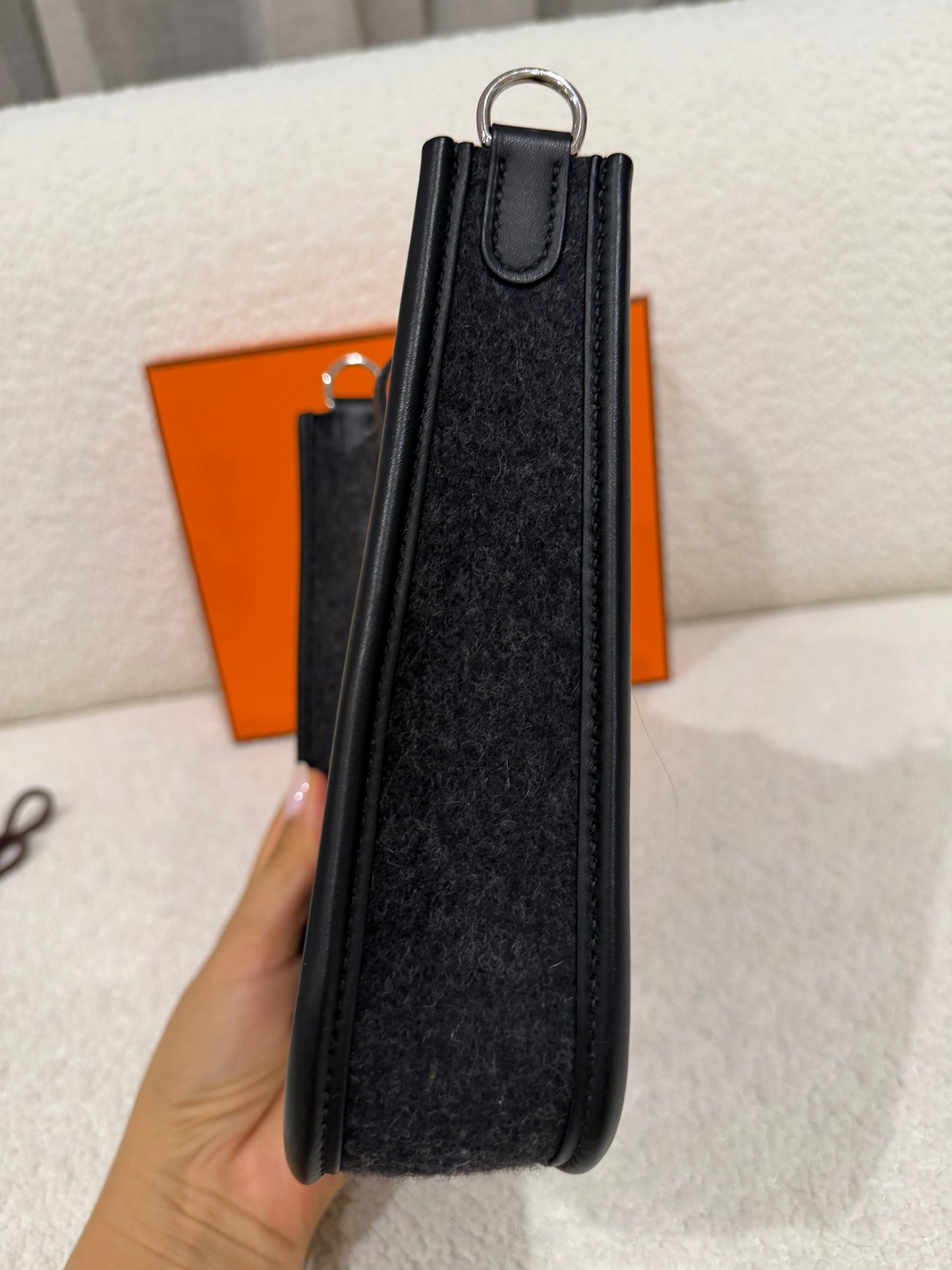 Hermes’ Evelyn 16 in Graphite/ Noir