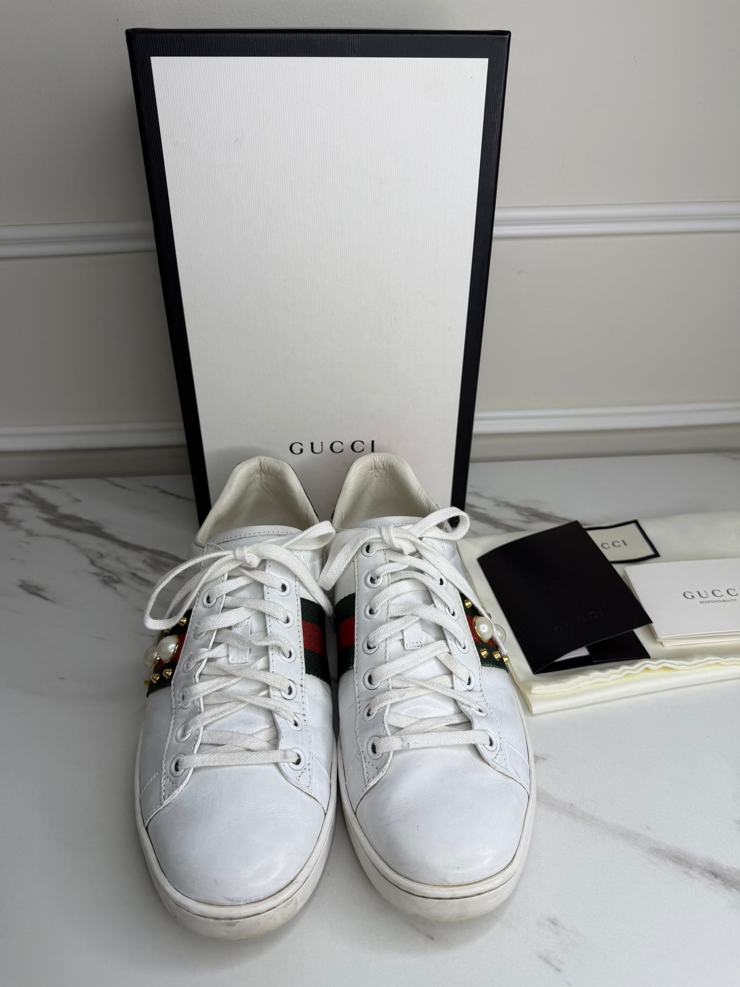 Gucci Sneakers, Size 39.5
