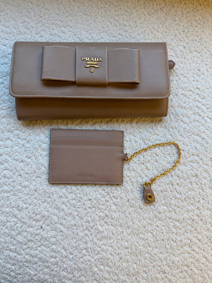 Prada Wallet with card insert
