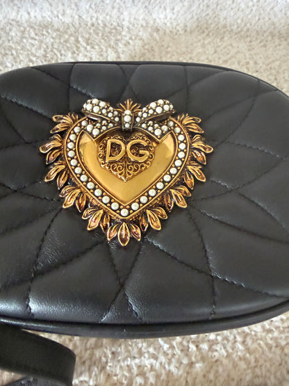 Dolce & Gabbana Devotion quilted nappa leather camera bag