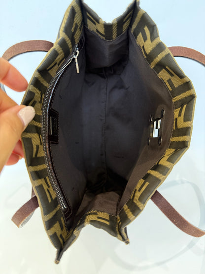 Fendi Zucca shopper tote
