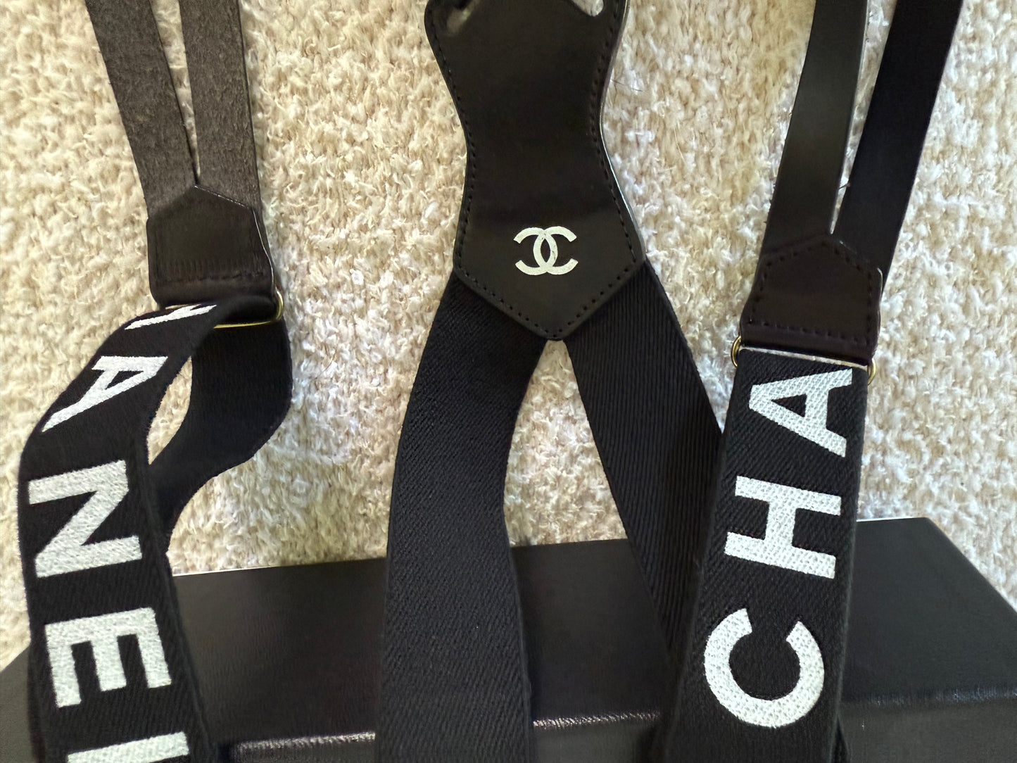Chanel limited edition suspenders