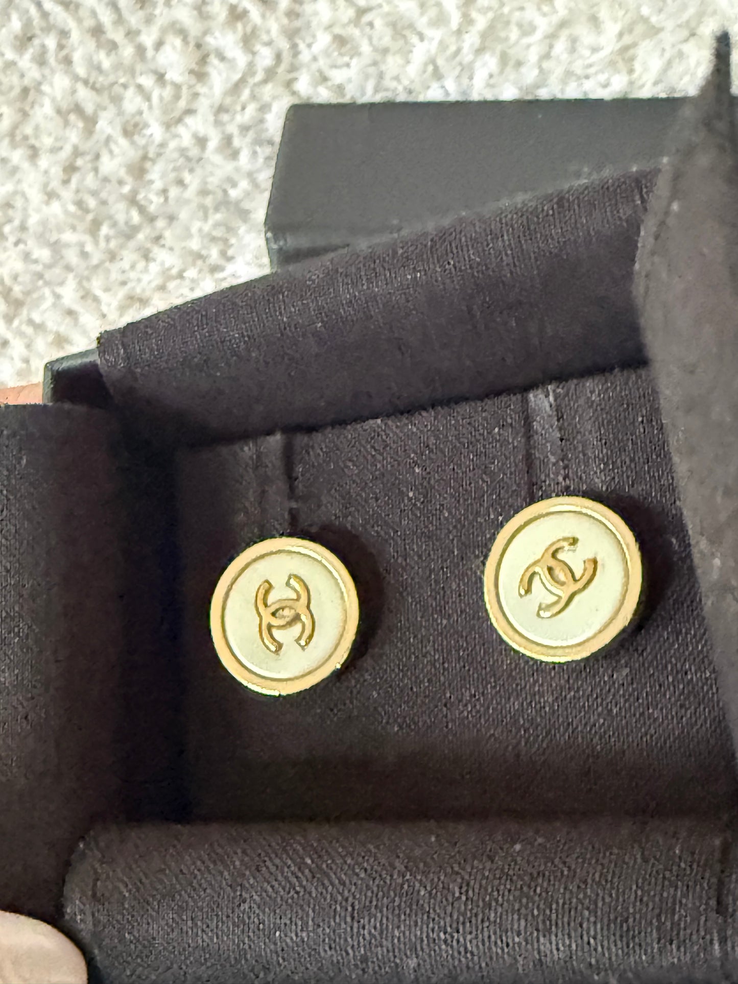 Chanel stud earrings