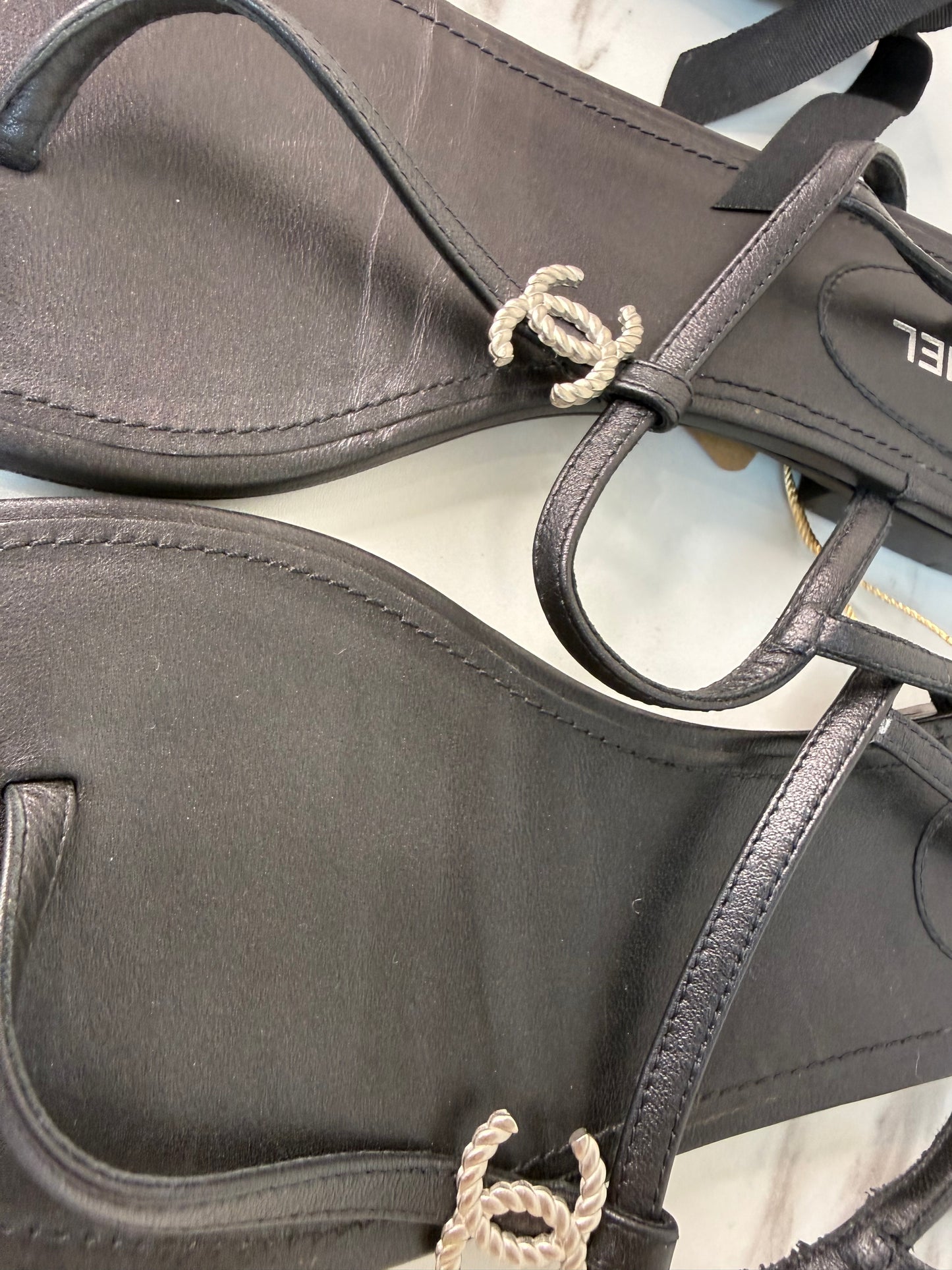 Chanel sandals size 39.5