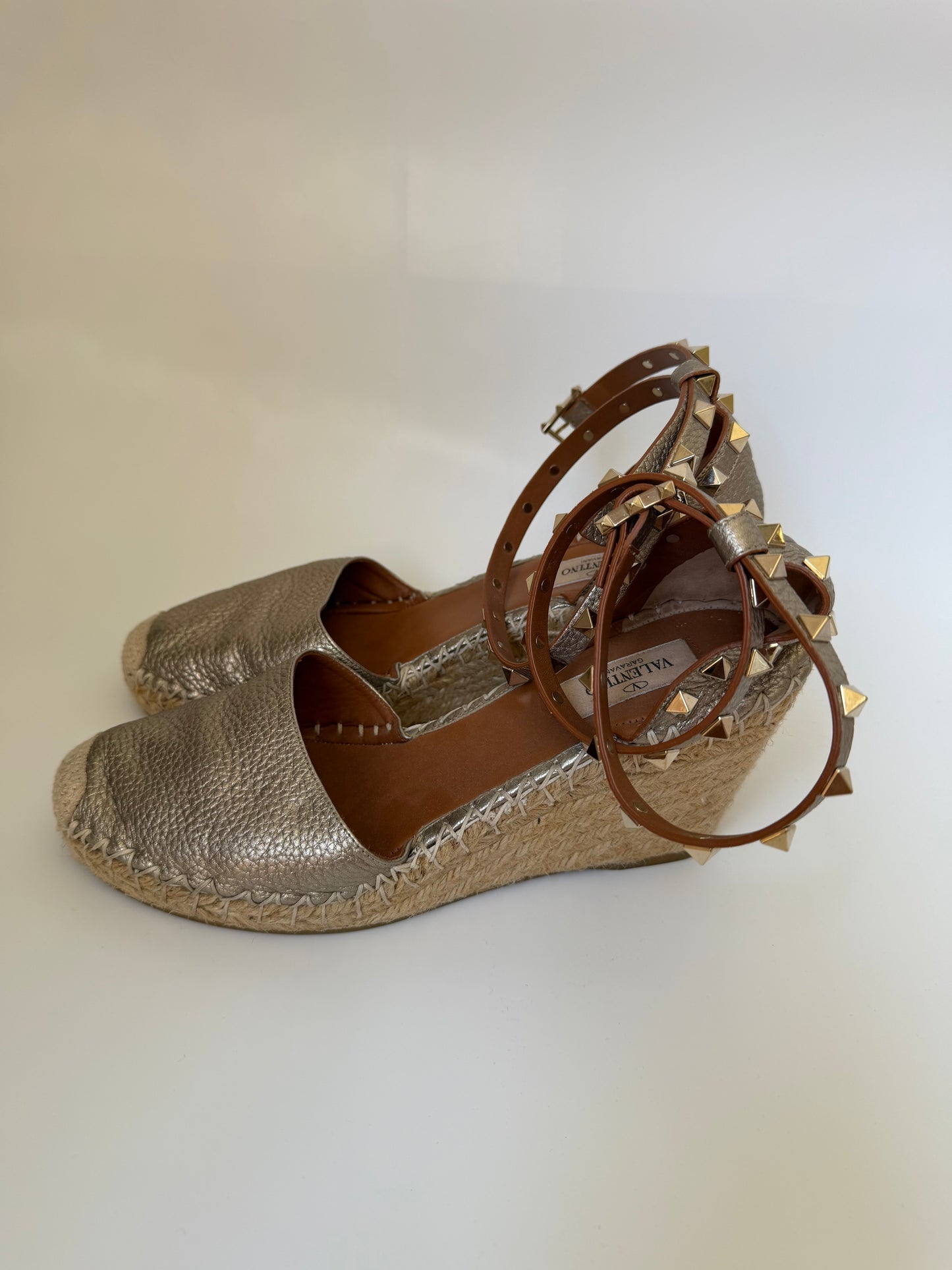 Valentino Rockstud Wedges