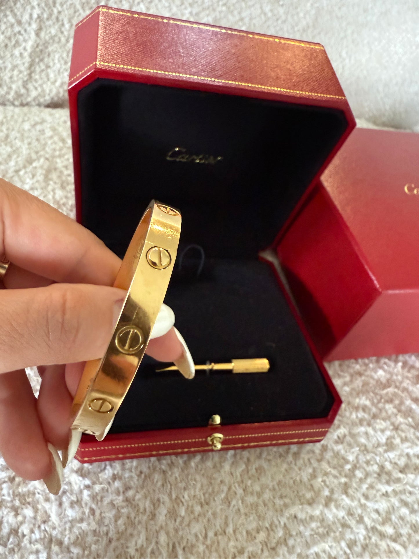 Cartier Love bracelet size 17