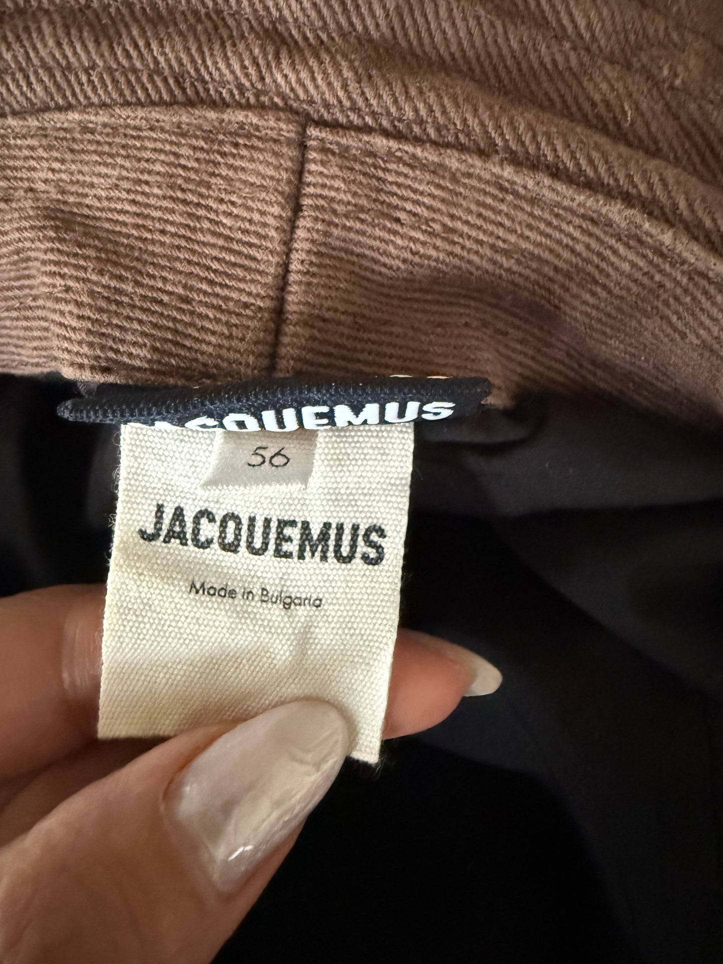 Jacquemus Le Bob Artichaut bucket hat size 56cm