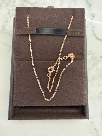 Faradole Necklace in Rose Gold