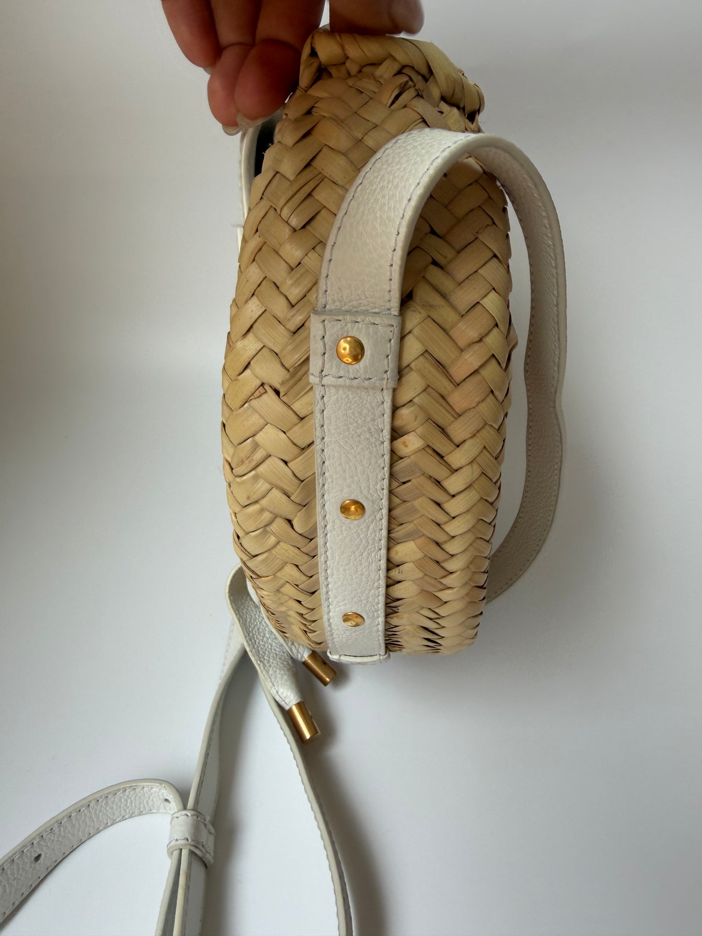 Chloe Straw Crossbody Bag
