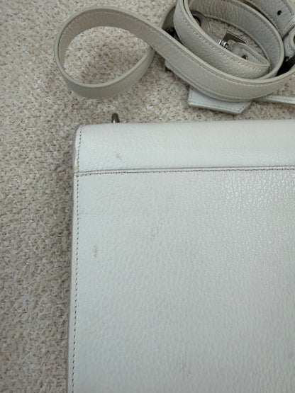 Saint Laurent YSL medium sunset white/silver bag