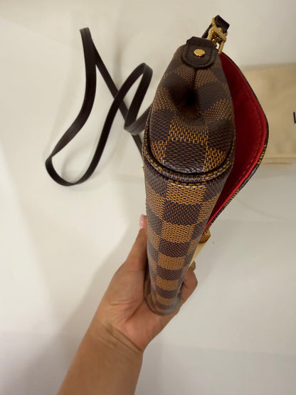 Louis Vuitton Damier Ebene Clutch/ Cross Body Bag, Small size