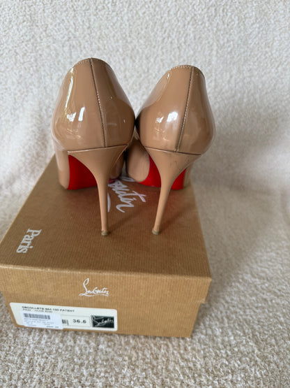 Christian Louboutin Decollette 100 size  36.5