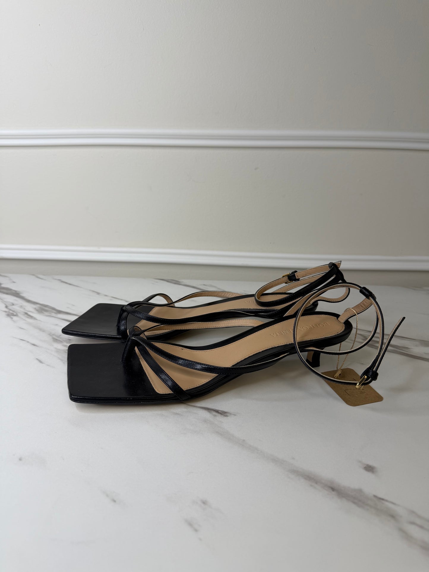 Bottega Veneta Kitten Heel Sandals, Size 39