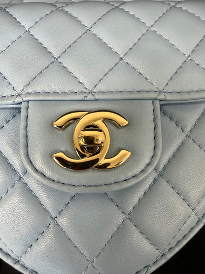 Fendi vintage Zucchino canvas and leather trim mini Boston bag