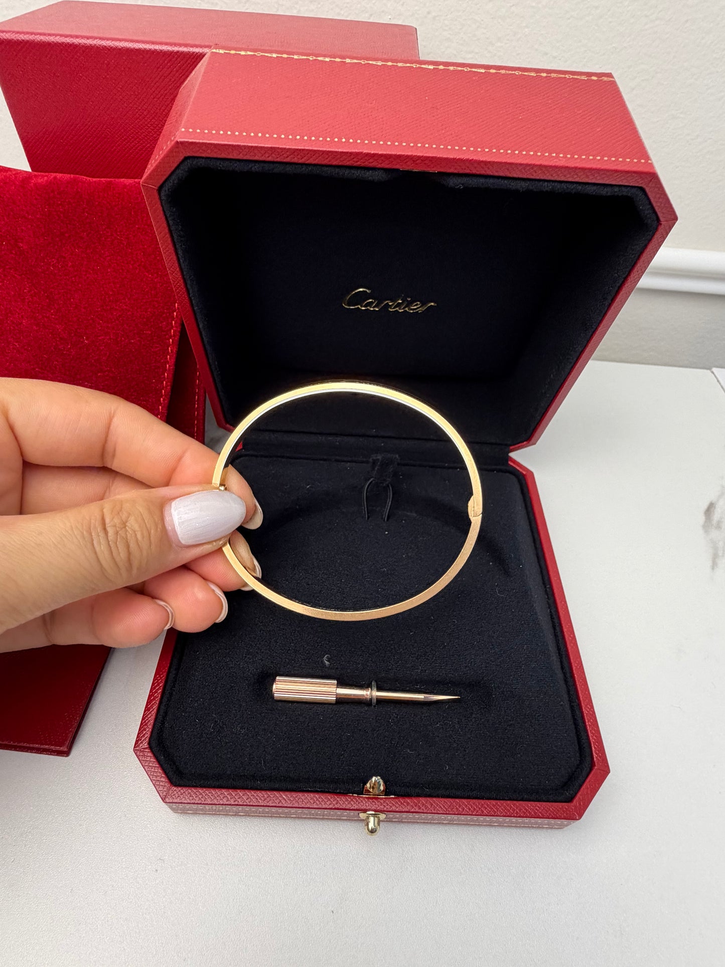 Cartier Love Bracelet, Rose Gold, Small version, Size 20