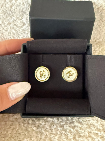 Chanel stud earrings