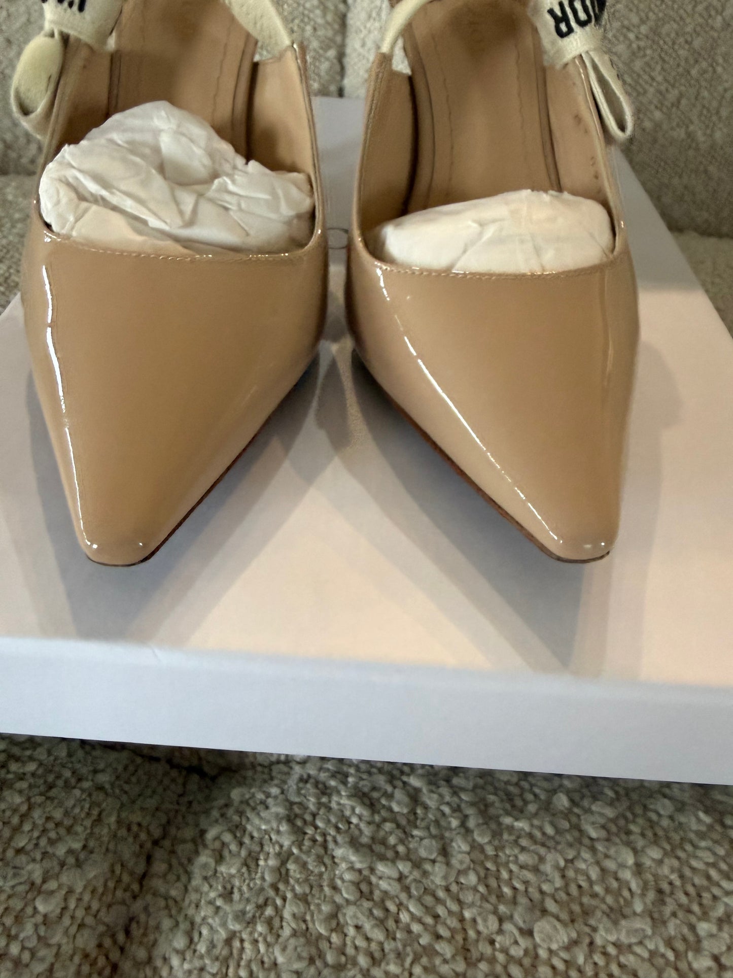 Dior classic nude slingback size 35.5