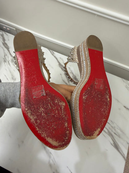 Christian Louboutin Wedges, Size 38