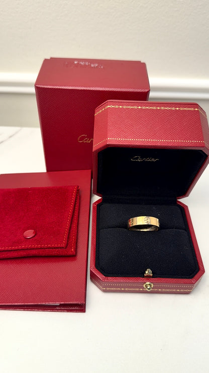 Cartier Love Ring , Rose Gold, Original Size 62