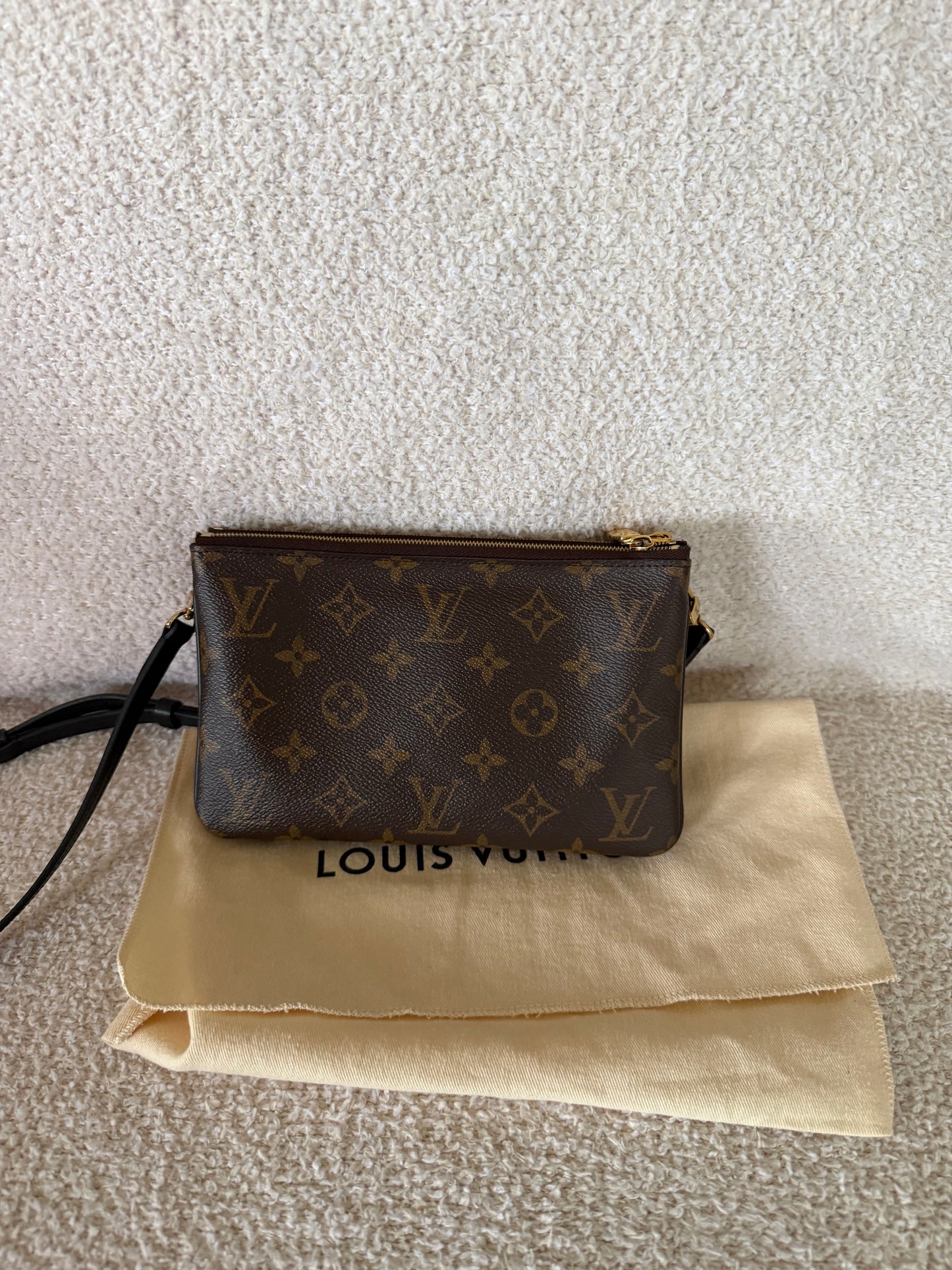 Louis Vuitton Double Zip Pochette bag