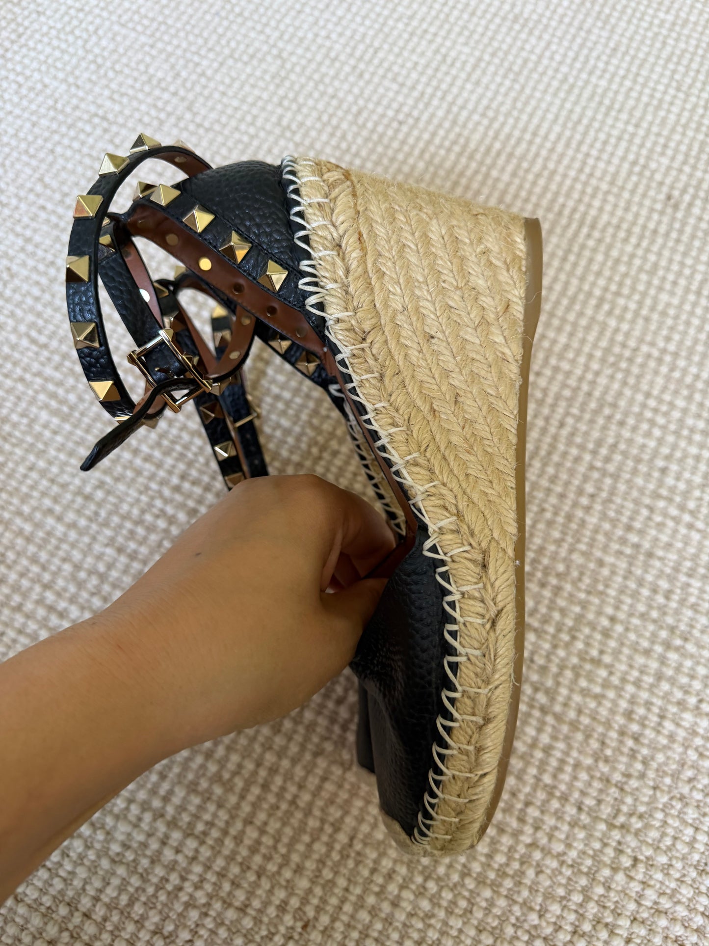 Valentino Rockstud Wedges size 37