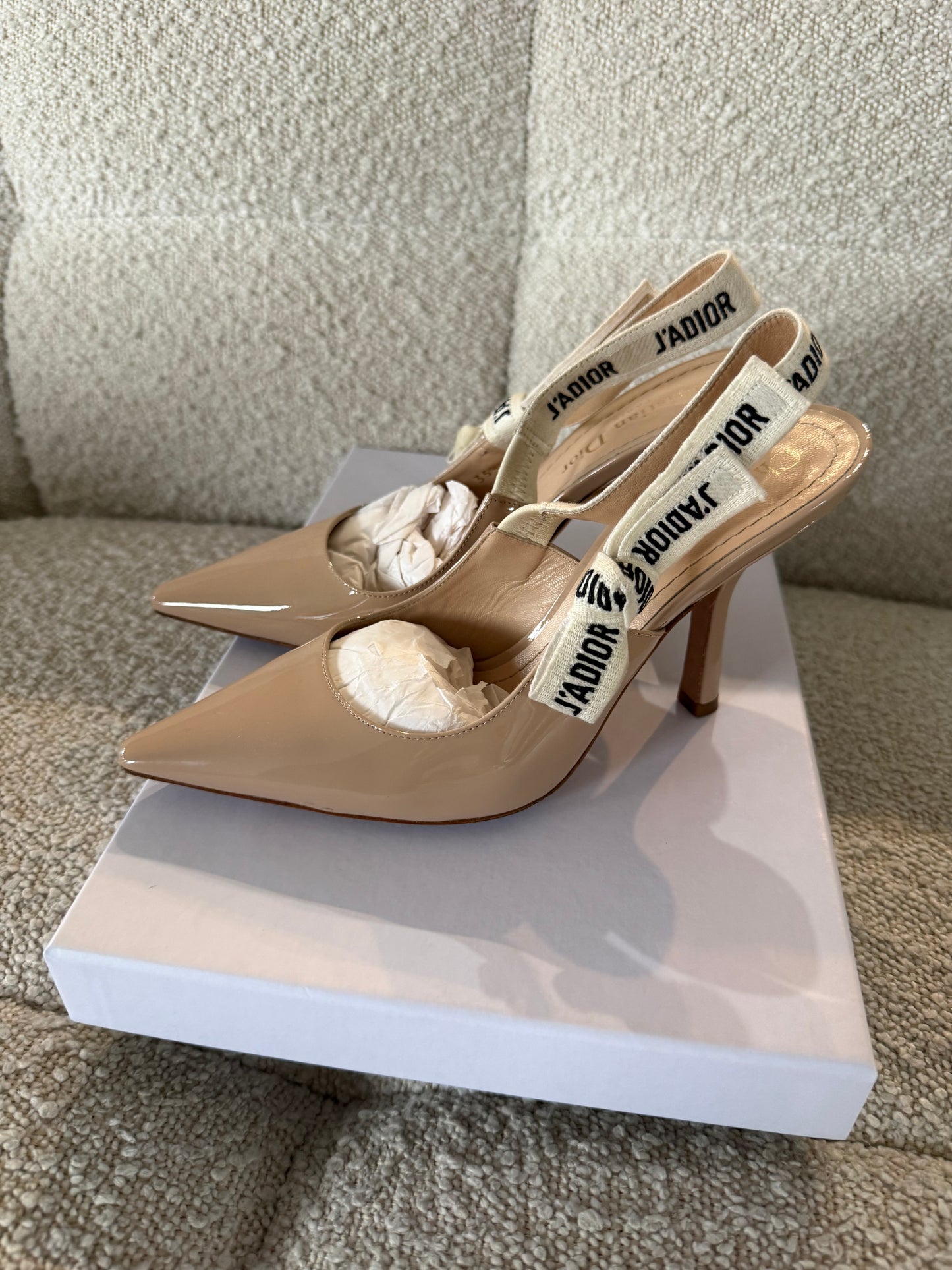 Dior classic nude slingback size 35.5
