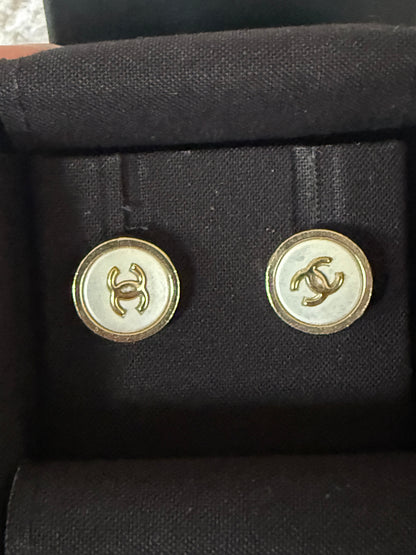 Chanel stud earrings