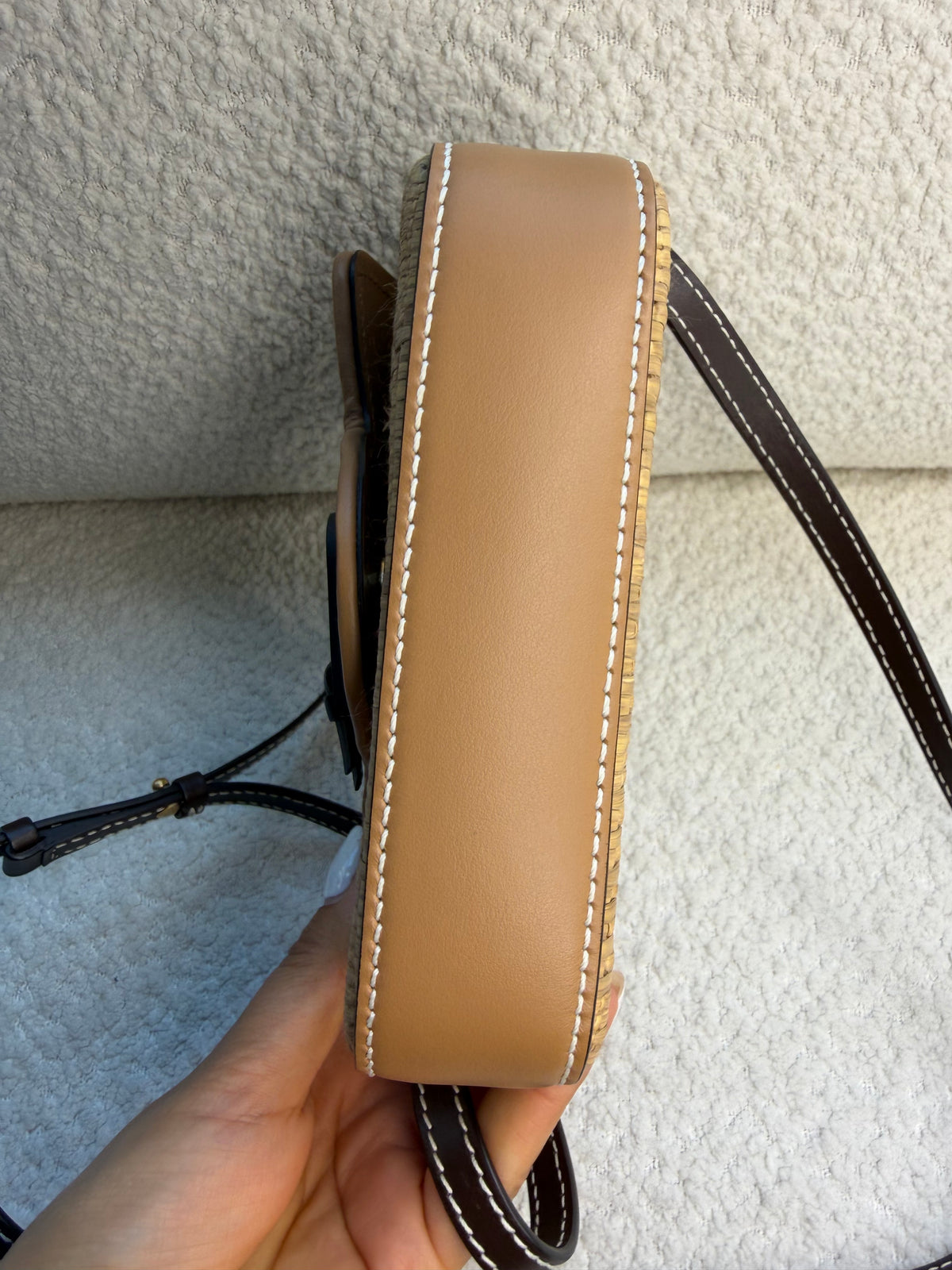 Balmain Raffia Bag