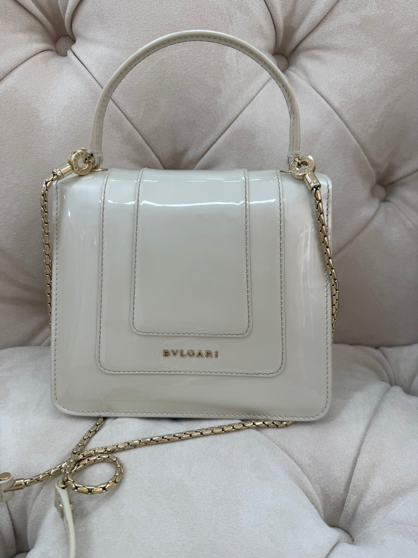 BVLGARI Serpenti Forever Varnished Bag