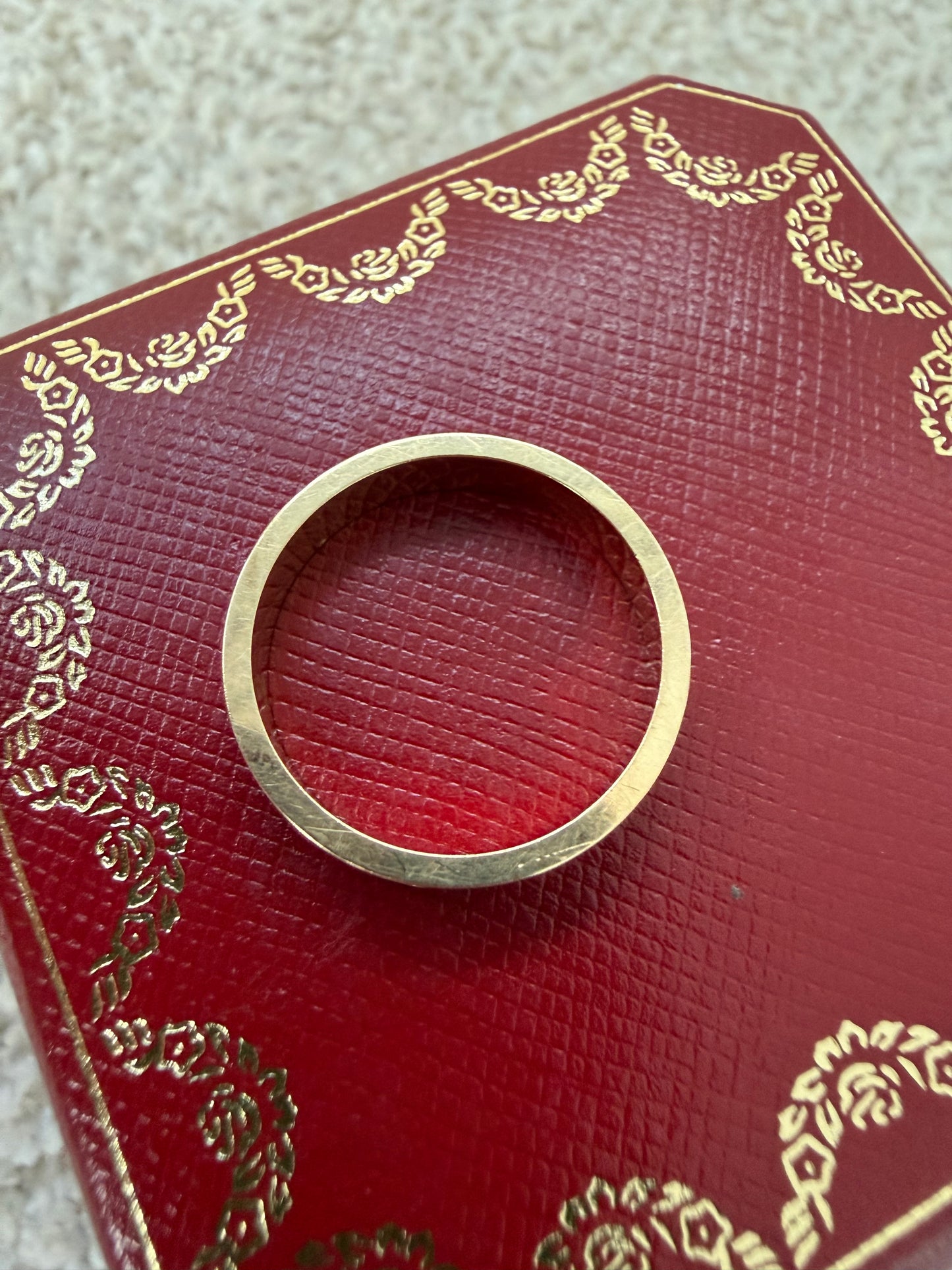 Cartier love ring with diamond size 59