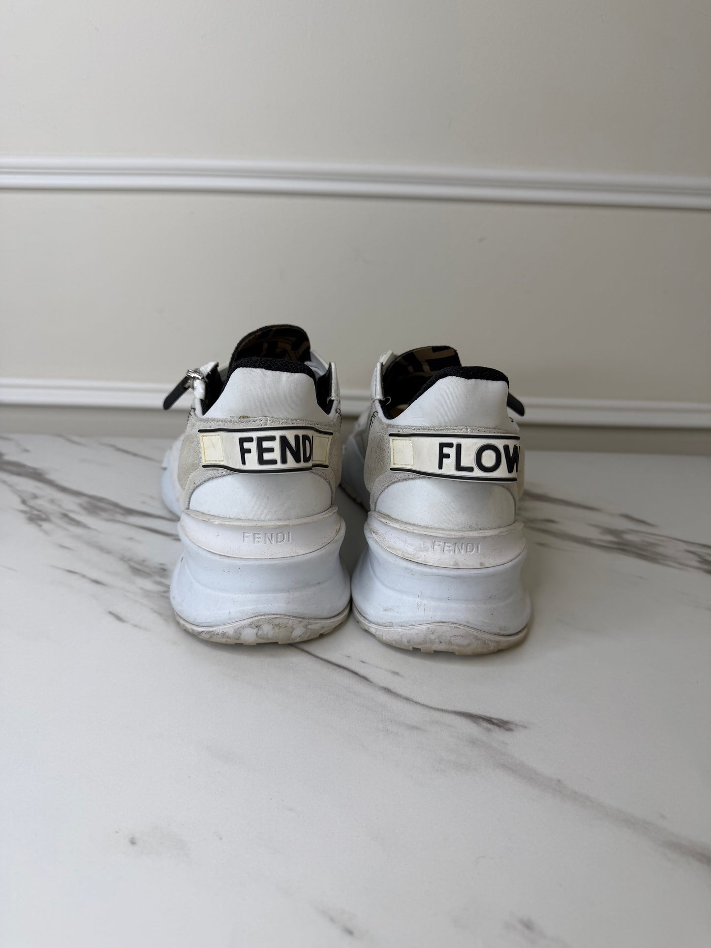 FENDI Flow Sneakers, Size 39