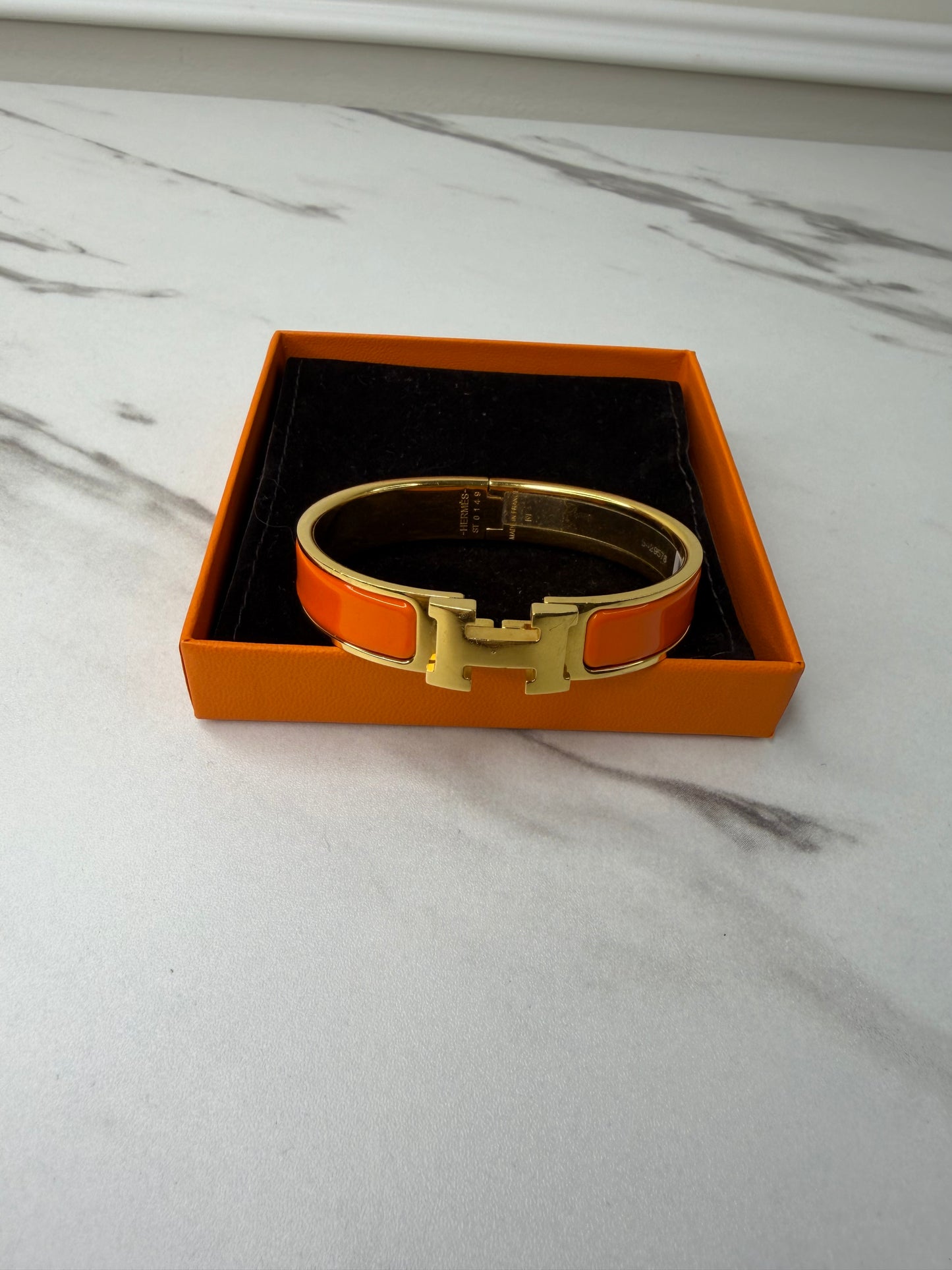 Hermes’ Clic Clac bracelet, Size 17