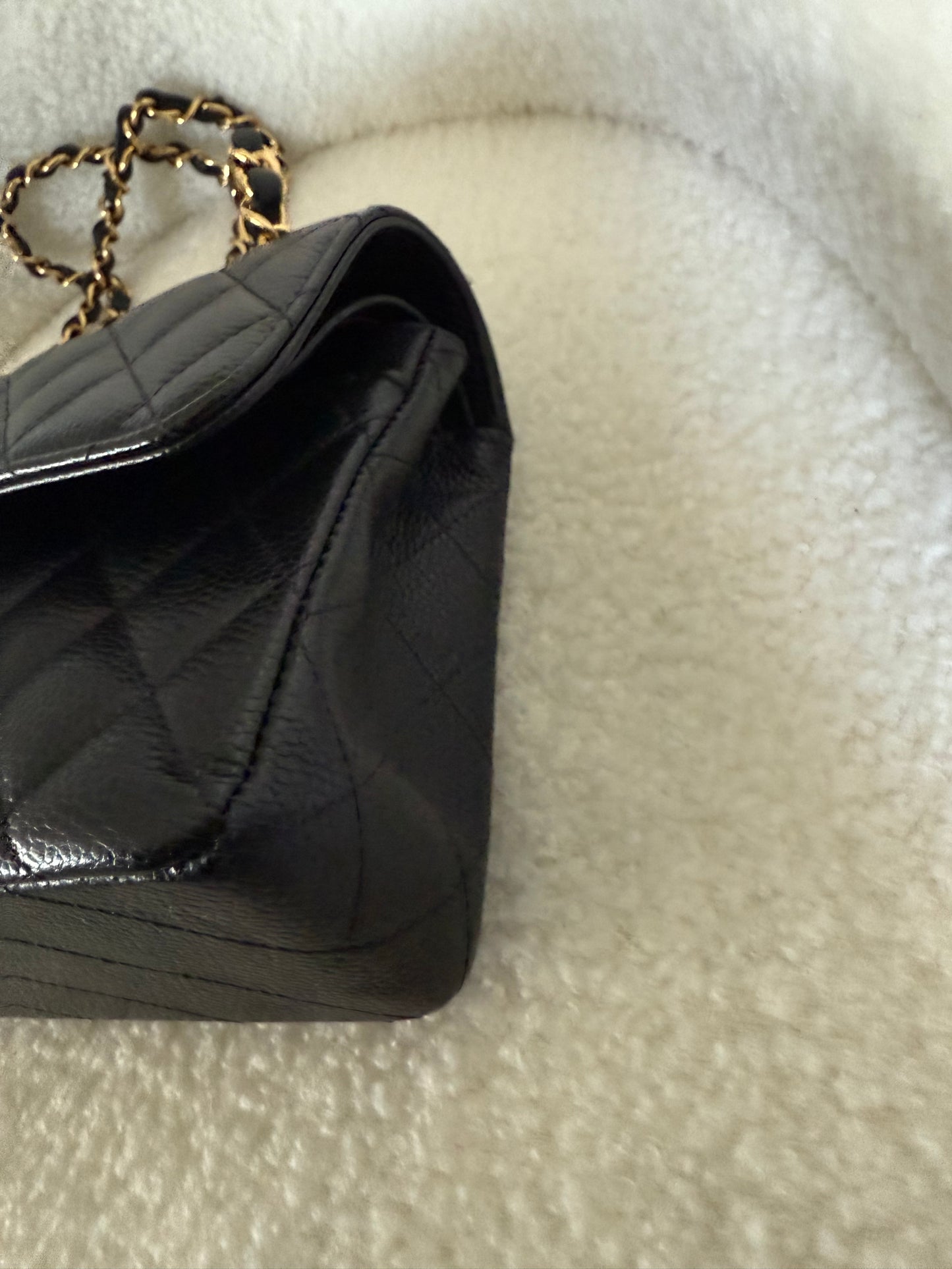 Chanel classic small flap black