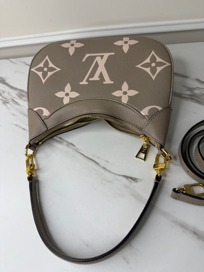 Louis Vuitton Bagatelle NM shoulder bag in tourterelle creme bicolour monogram empreinte leather