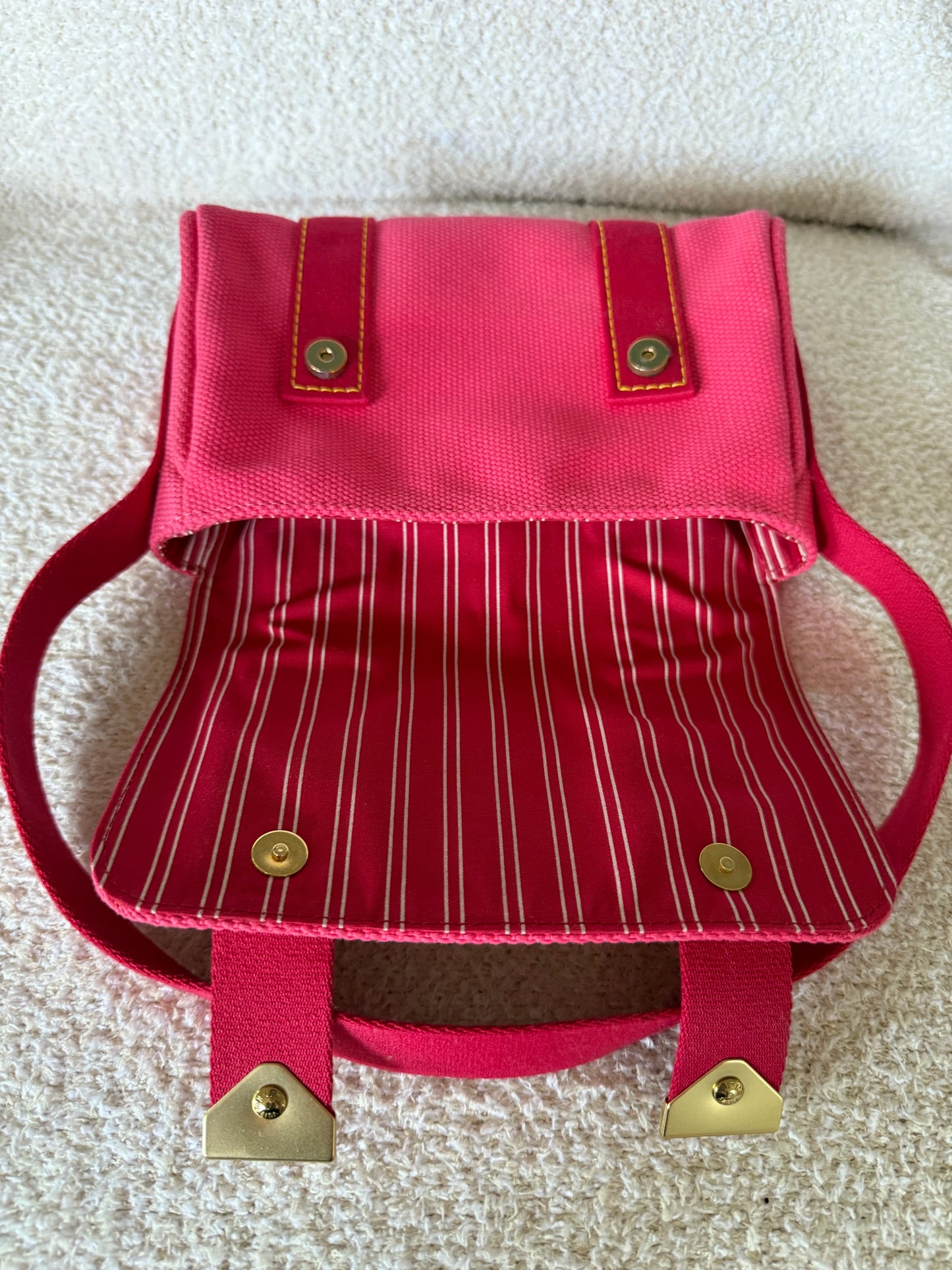 Louis Vuitton Pink Canvas Antigua Sac Rabat shoulder bag