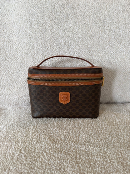 vintage Celine Macadam vanity bag